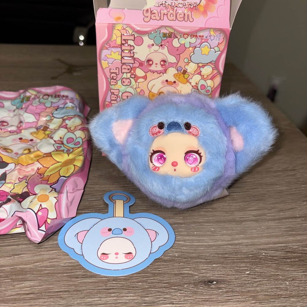 Blueberry Koala - Baby Three Lilia Toy Garden Tea Party Mini Plush Pendant